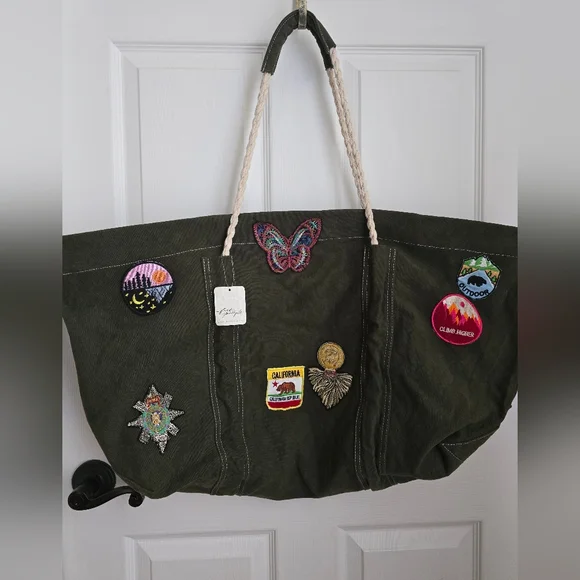 NWT Free People Been There Badge Tote - Picture 5 of 11